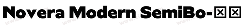 Novera Modern SemiBo字体转换